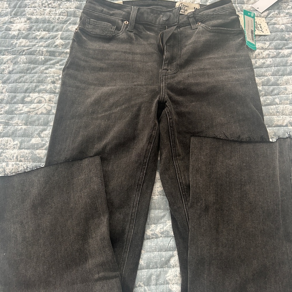 NWT Cosmic Blue Love Lydia high rise cropped jeans - Picture 3 of 6